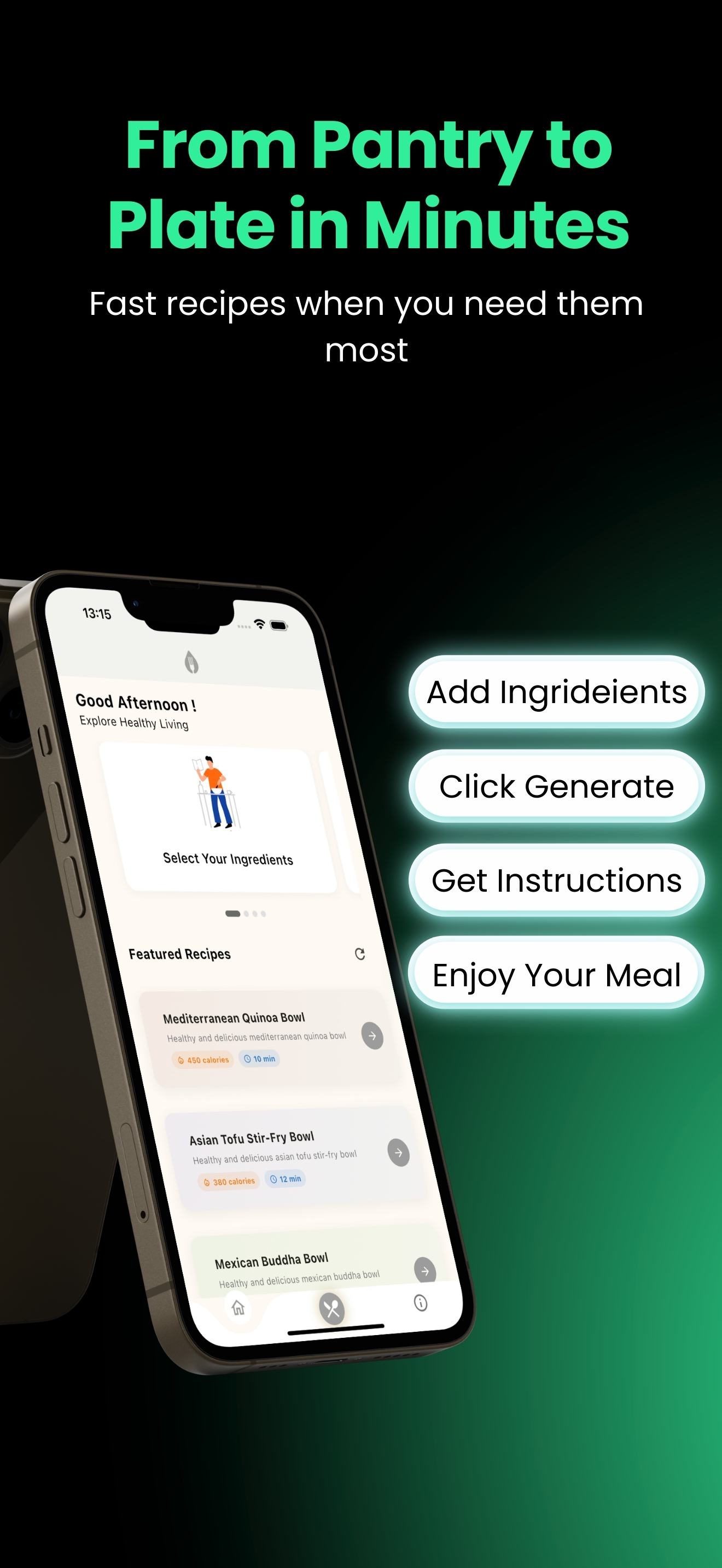 Healthy Bowl App - User Profile Screen